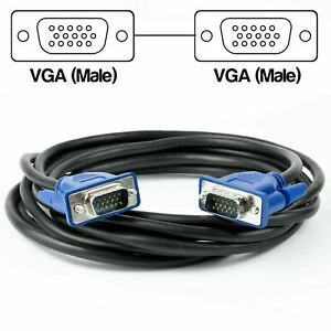 VGA RGB Display Cable Male to Male