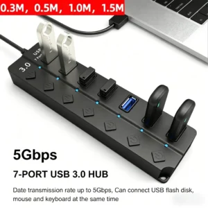 cn-11134207-820l4-mncclb7revwmae.webp 7 Port USB 3.0 Hub