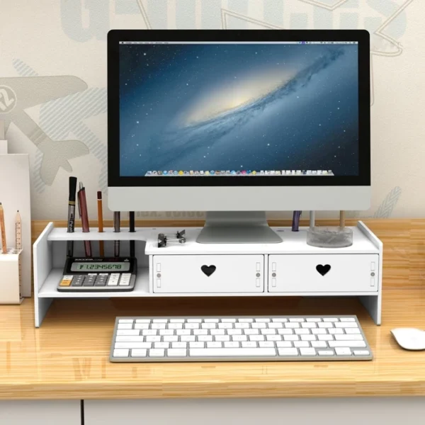 HM389 Monitor Stand with Drawer