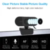 HD USB Webcam with Microphone