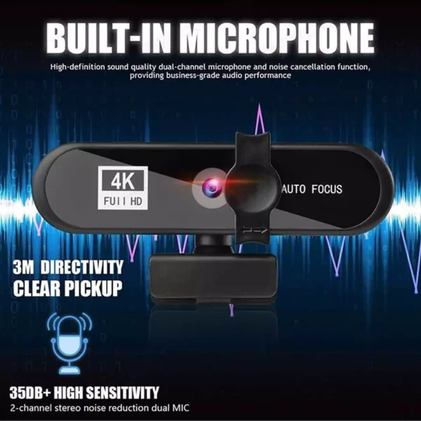 HD USB Webcam with Microphone