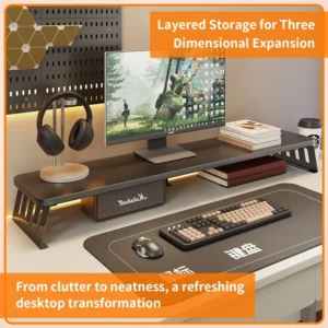 my-11134207-820l4-mh0fh3jleaz25b.webp Random Monitor Stand with Storage Shelf H12cm