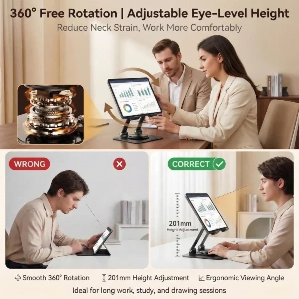 360 Rotating Laptop Stand