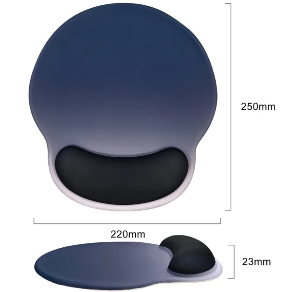 Random EVA Wrist Support Mouse Pad L22cm W25cm H2.3cm