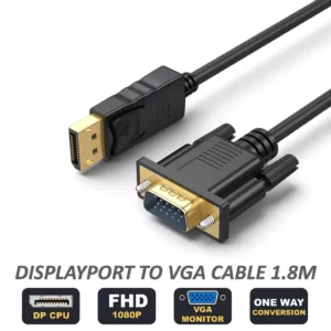 sg-11134253-822yh-mi1ee0lxd3ia64.webp DisplayPort to VGA Cable 1.8m