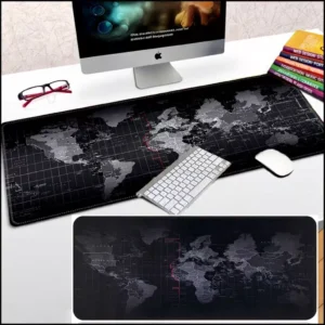 World Map Gaming Mouse Pad